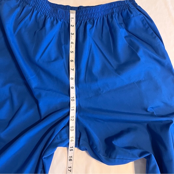 Cherokee workwear elastic waist scrub pants. Size L. Royal Blue - Picture 7 of 8